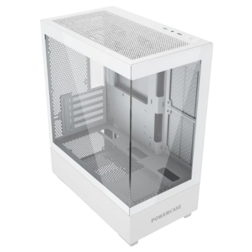 Компьютерный корпус Powercase VISION Micro M TG White (CVMMW-L0)