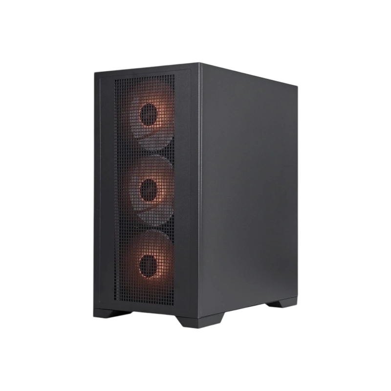 Компьютерный корпус 1STPLAYER Go2 ARGB Black (Go2-BK-4F7)