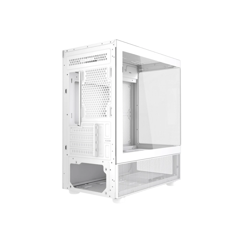 Компьютерный корпус Powercase Vision Micro M2 TG White (CVMWM2-L0)