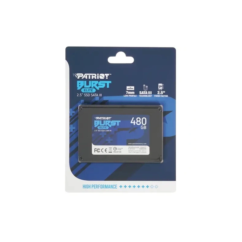 Твердотельный накопитель Patriot 480 Gb BURST E (PBE480GS25SSDR)