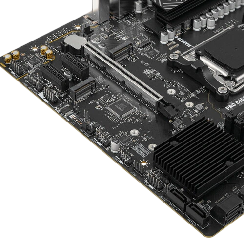 Материнская плата MSI PRO B650M-P документация, задняя планка, кабель SATA, крепеж для разъема M.2