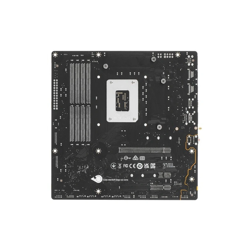 Материнская плата MSI PRO B760M-A WIFI DDR4 антенна Wi-Fi, документация, задняя планка, кабель SATA, крепеж для разъема M.2