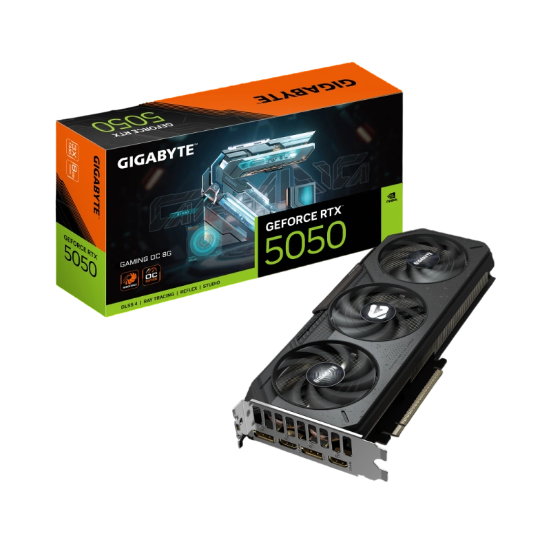 Видеокарта Gigabyte (GV-N5050GAMING OC-8GD) GeForce RTX 5050 8GB