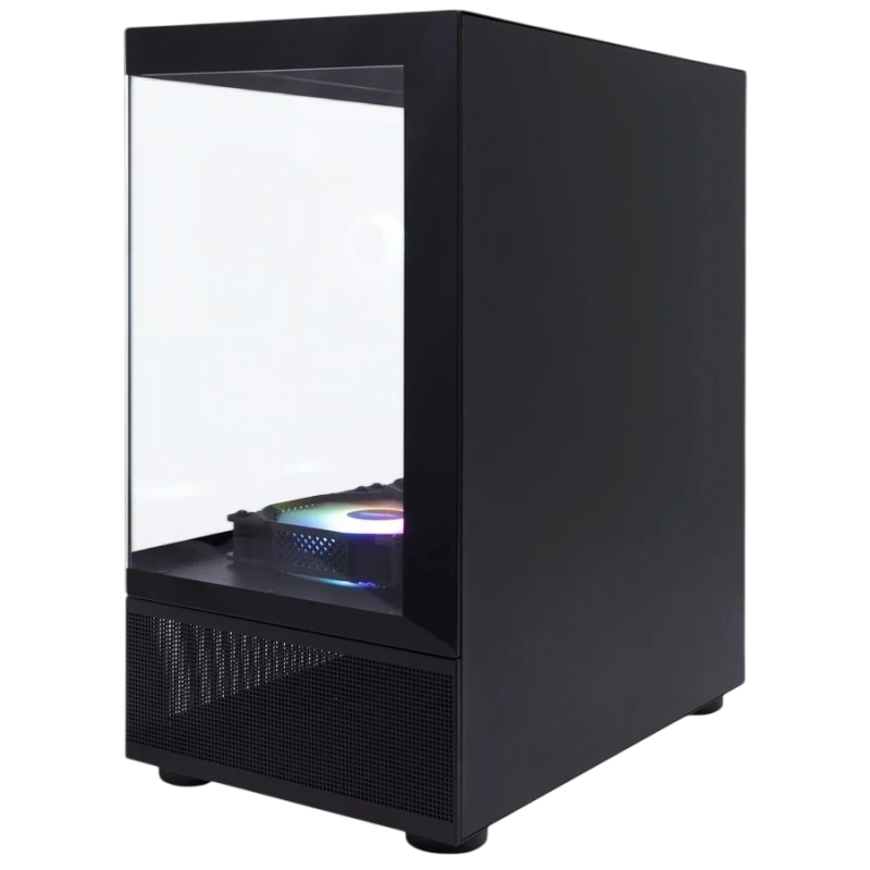 Компьютерный корпус 1STPLAYER MIKU Mi2-A LED Black (FP_Mi2-A-BK-2F1R-1F1)