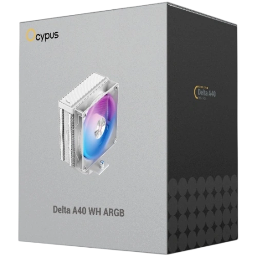 Кулер для процессора Ocypus Delta A40 WH ARGB White (Delta-A40-WH1NAWN00X-GL)