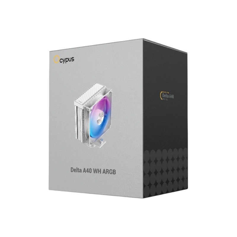 Кулер для процессора Ocypus Delta A40 WH ARGB White (Delta-A40-WH1NAWN00X-GL)