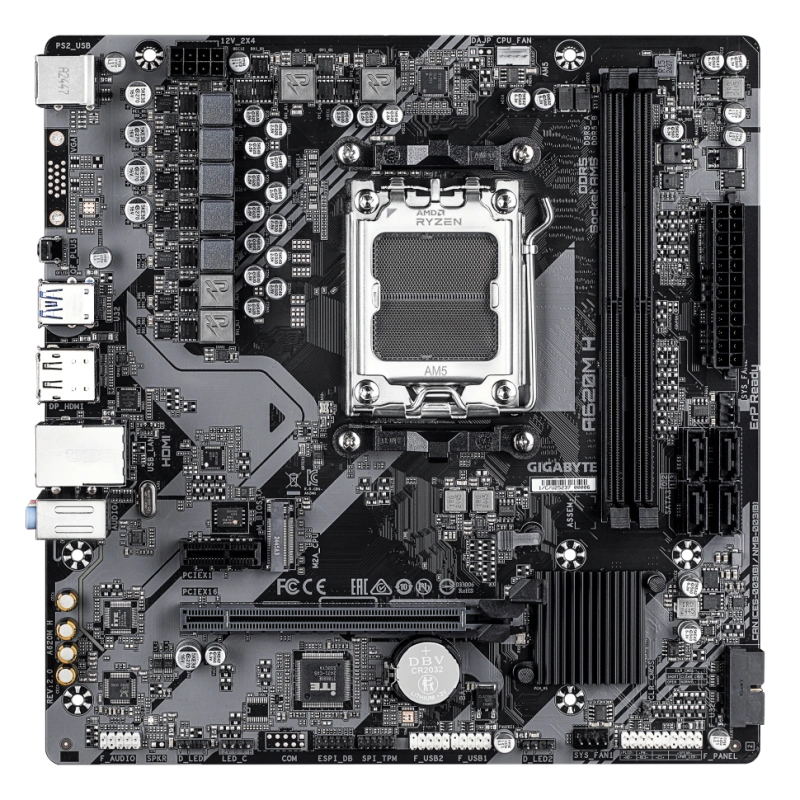 Материнская плата Gigabyte A620M H 2.0