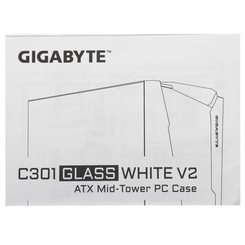 Компьютерный корпус Gigabyte C301 Glass TG White (GB-C301GW)