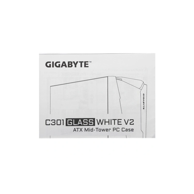 Компьютерный корпус Gigabyte C301 Glass TG White (GB-C301GW)