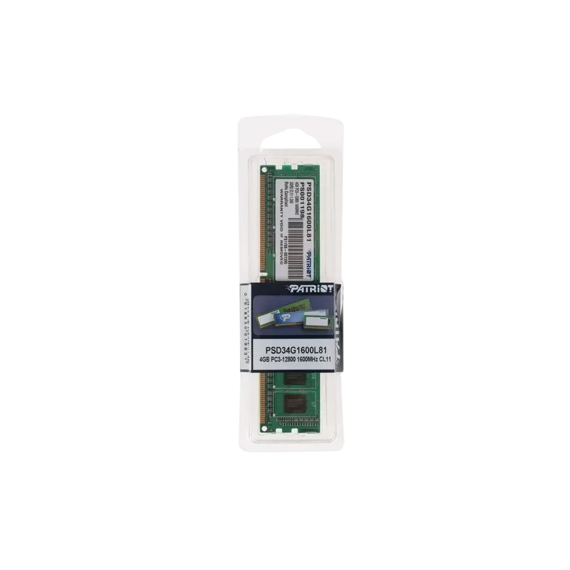Оперативная память 4 Gb 1600 MHz PATRIOT SL (PSD34G1600L81)