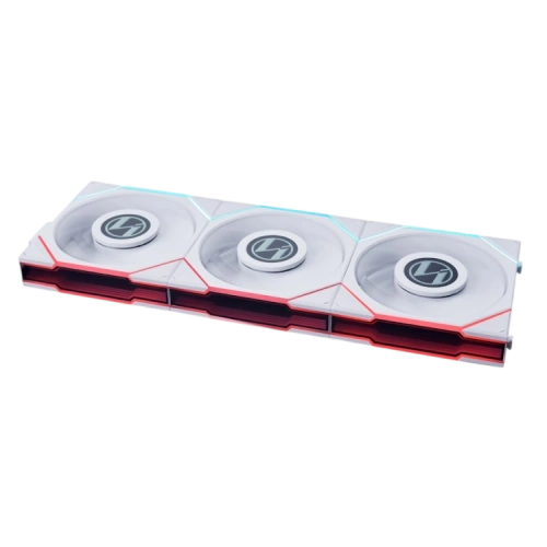 Комплект вентиляторов для корпуса Lian Li UNI FAN TL LCD 120 ARGB White (G99.12TLLCD3W.R0) кабель контроллера 7 pin, комплект крепежа