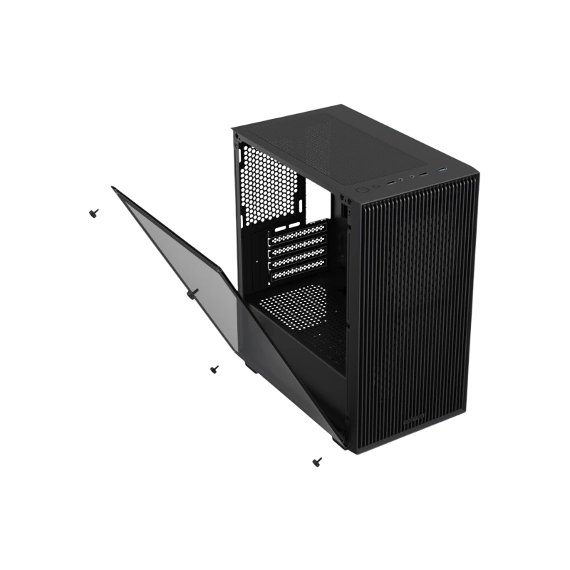 Компьютерный корпус XASTRA A307M 3FRGB TG Black (A307M-3FC12F)