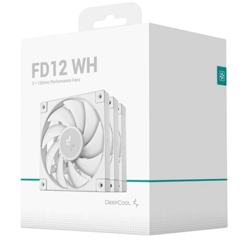 Комплект вентиляторов для корпуса Deepcool FD12 WH-3 IN 1 White