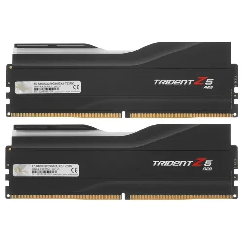 Оперативная память 64 Gb 6400 MHz G.Skill TRIDENT Z5 RGB Black (F5-6400J3239G32GX2-TZ5RK)