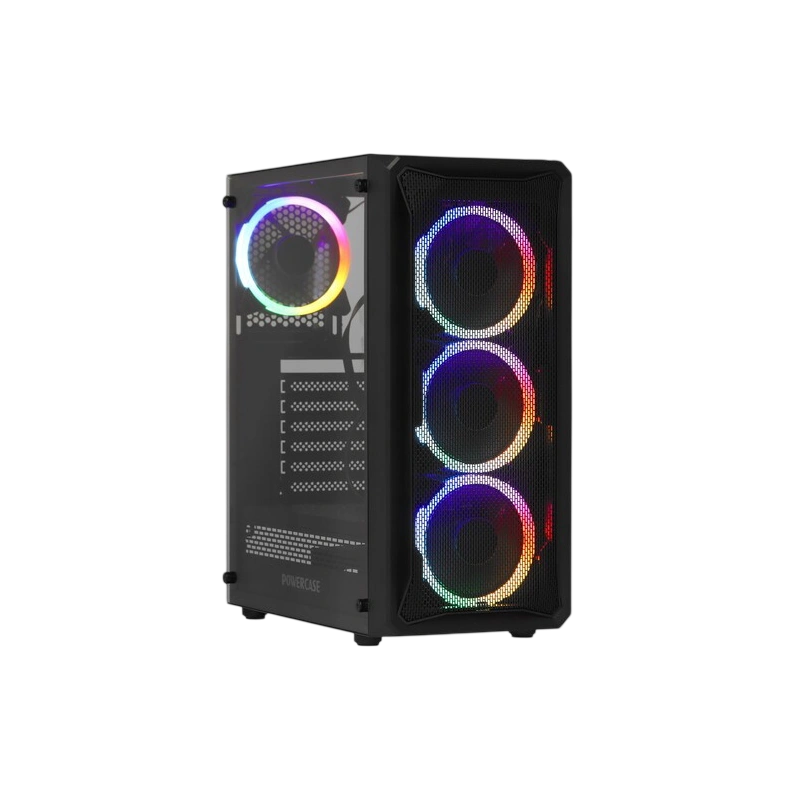 Компьютерный корпус Powercase Mistral Z4 MESH LED (CMIZB-L4)