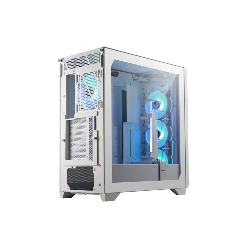 Компьютерный корпус MSI MPG GUNGNIR 300R AIRFLOW TG White (306-7G21W21-W57) PWM RGB Fan