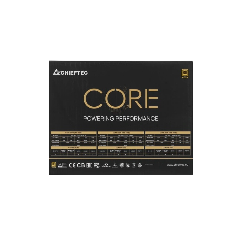 Блок питания Chieftec 700W CORE (BBS-700S)