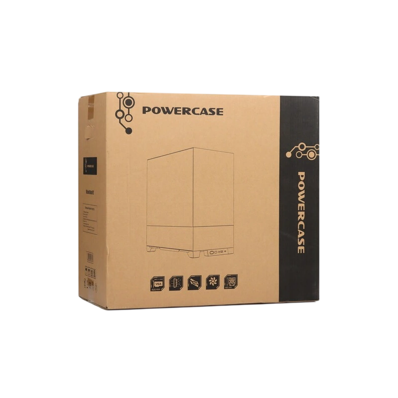 Компьютерный корпус Powercase VISION Black V2 TG Black (CVBAV2-L0) документация