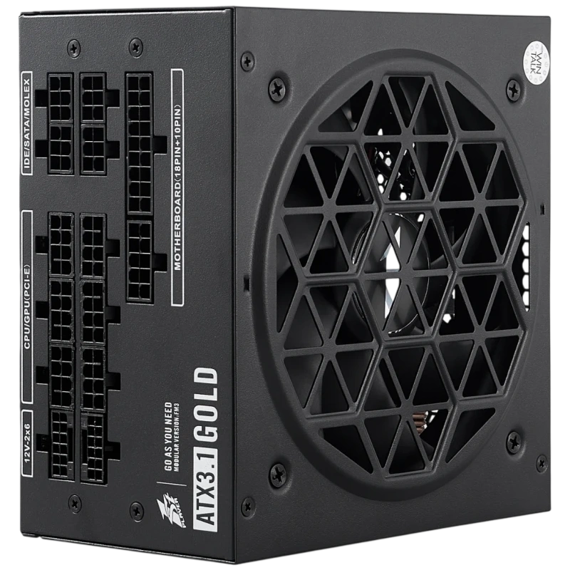 Блок питания 1STPLAYER 1200W NGDP GOLD Black (HA-1200BA4) 16 Pin (PCIe 5.1 Connector Cable Details)