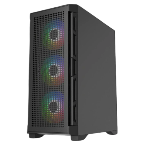 Компьютерный корпус Powercase ULTIMATE TG ARGB Black (CUB-A4)