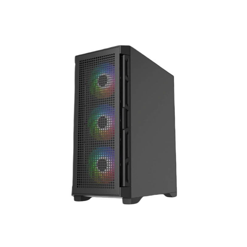 Компьютерный корпус Powercase ULTIMATE TG ARGB Black (CUB-A4)