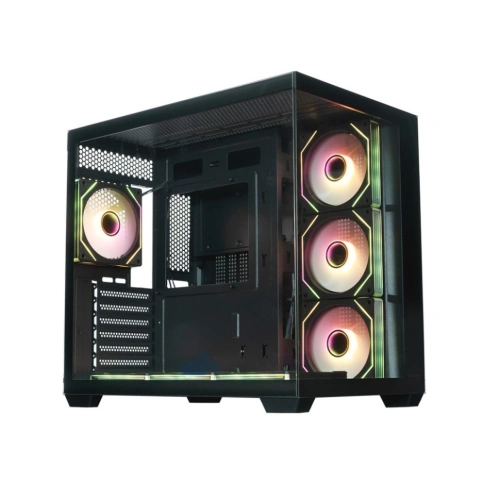 Компьютерный корпус XASTRA QW500 7ARGB-C10-UC Black (QW500-7FM12A-C10-UC)