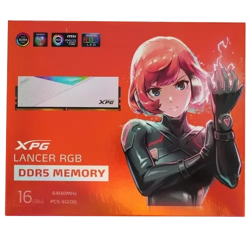 Оперативная память 32 Gb 6400 MHz ADATA XPG LANCER RGB (AX5U6400C3216G-DCLARWH)