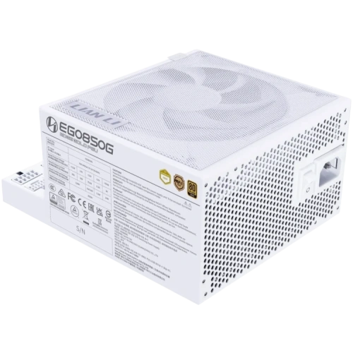 Блок питания Lian Li 850W EG0850G White (G9P.EG0850G.W000.RU) 16 Pin (PCIe 5.0 Connector Cable Details) документация, комплект кабелей