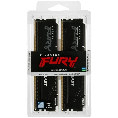 Оперативная память 64 Gb 6000 MHz Kingston FURY Beast (KF560C36BBE2K2-64)