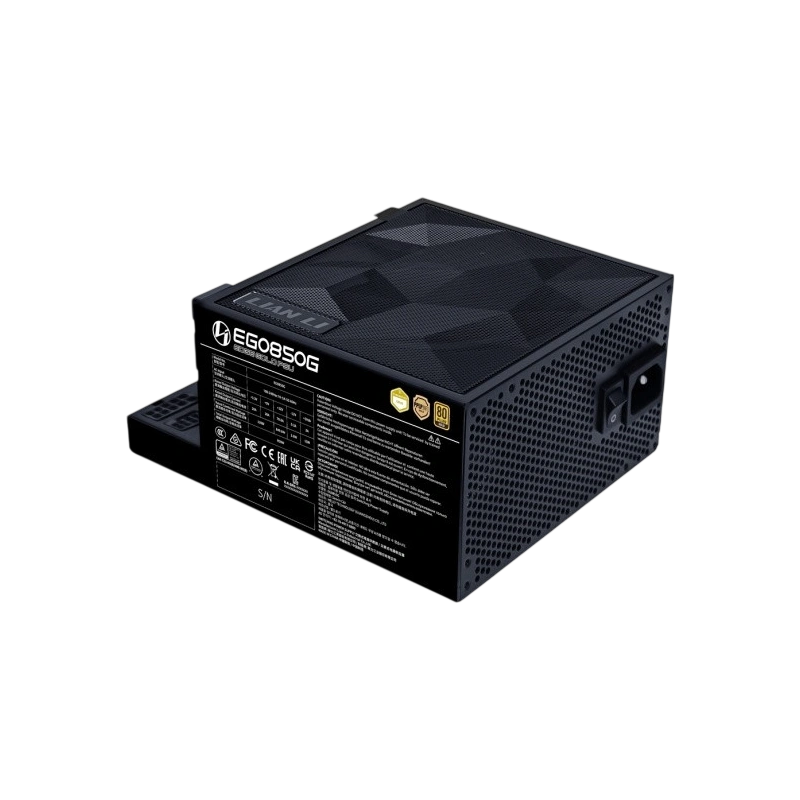 Блок питания Lian Li 850W EG0850G Black (G9P.EG0850G.B000.RU) 16 Pin (PCIe 5.0 Connector Cable Details) документация, комплект кабелей