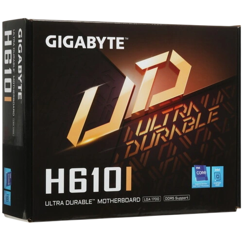 Материнская плата Gigabyte H610I документация, задняя планка