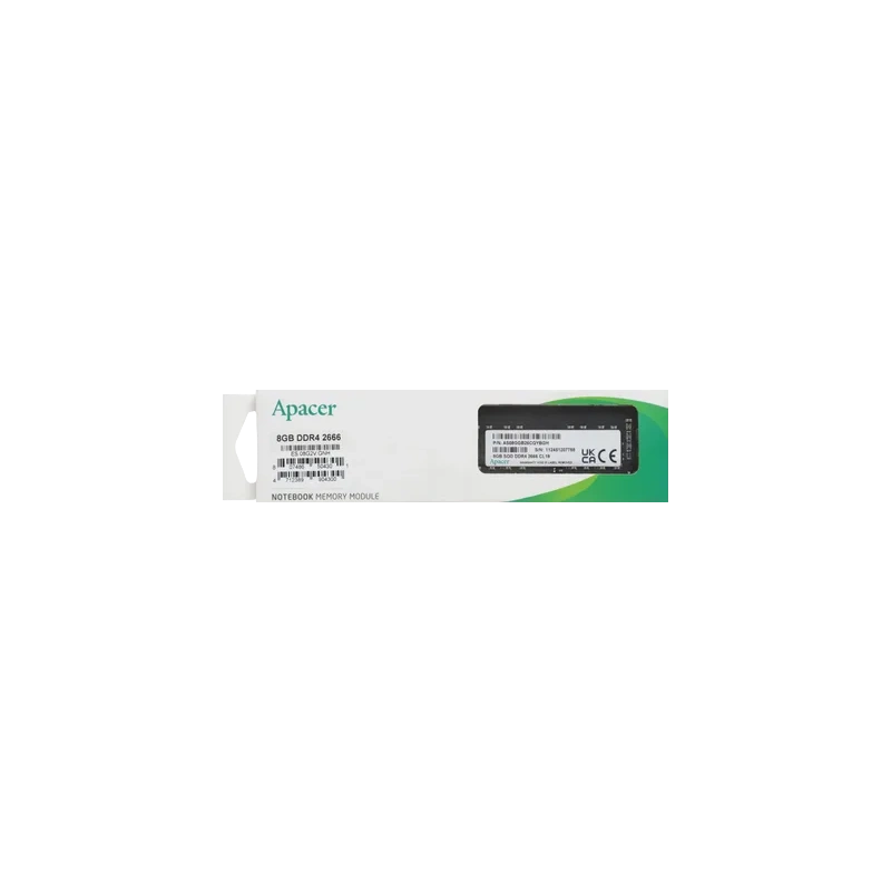 Оперативная память 8 Gb 2666 MHz Apacer SO-DIMM ES.08G2V.GNH (AS08GGB26CQYBGH)