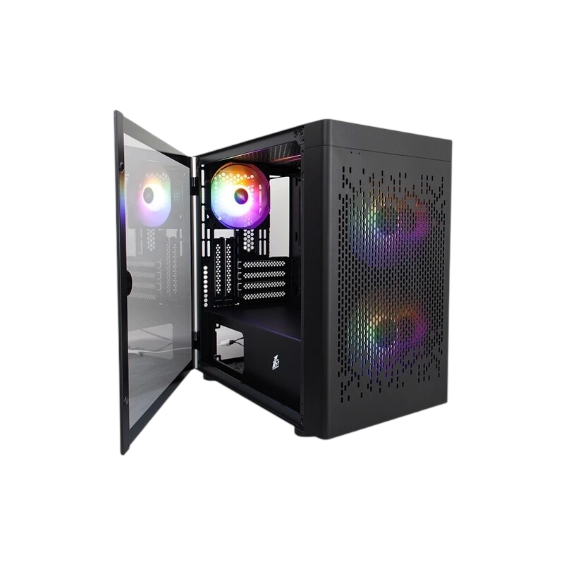 Компьютерный корпус 1STPLAYER DK D3-B LED Black (D3-B-BK-2F1P-1F1) документация