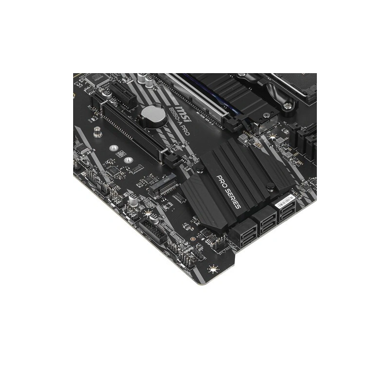 Материнская плата MSI B550-A PRO 2 x кабель SATA, диск с ПО, документация, задняя планка