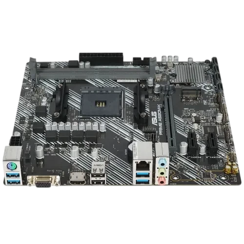 Материнская плата ASUS PRIME A520M-K x кабель SATA, диск с ПО, документация, задняя планка, крепеж для разъема M.2