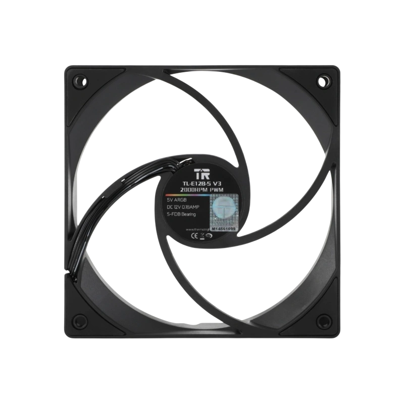 Вентилятор для корпуса Thermalright TL-E12B-S V3 ARGB Black (TRTLE12BSV3)