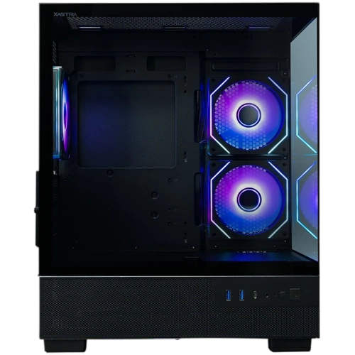 Компьютерный корпус XASTRA Q400M 3ARGB-C6-UC ARGB Black (Q400M-3FM12A-C6-UC)