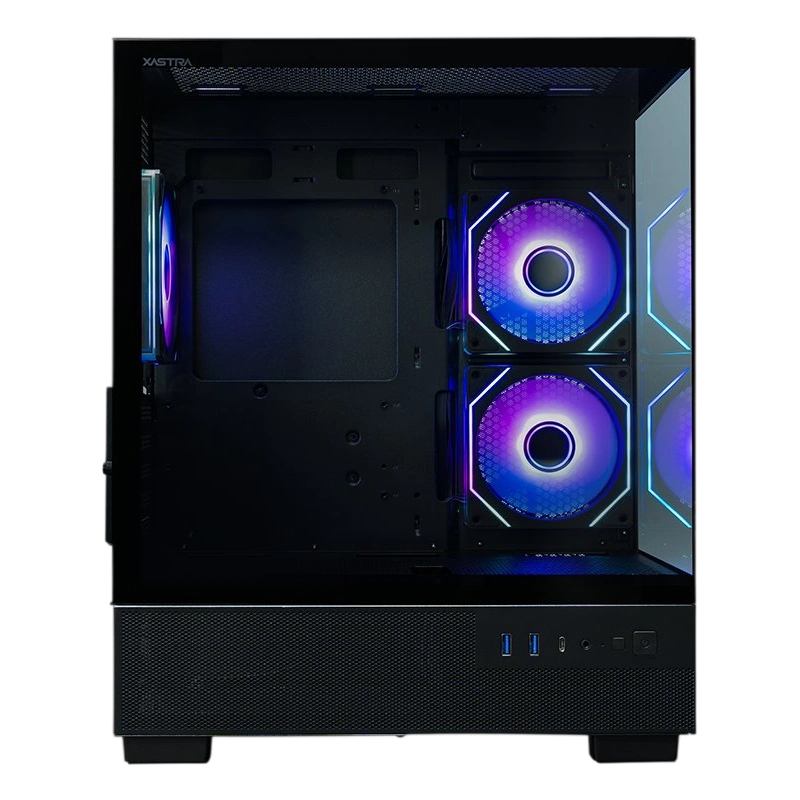 Компьютерный корпус XASTRA Q400M 3ARGB-C6-UC ARGB Black (Q400M-3FM12A-C6-UC)