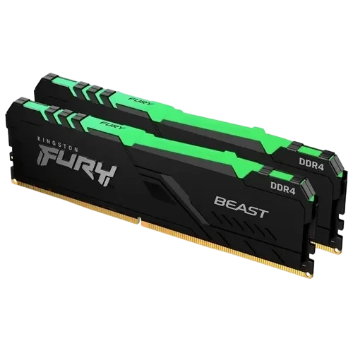 Оперативная память 32 Gb 3200 MHz Kingston FURY Beast RGB XMP Black (KF432C16BB12AK2/32)