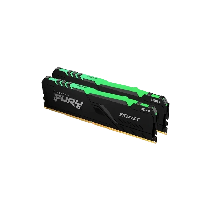 Оперативная память 32 Gb 3200 MHz Kingston FURY Beast RGB XMP Black (KF432C16BB12AK2/32)