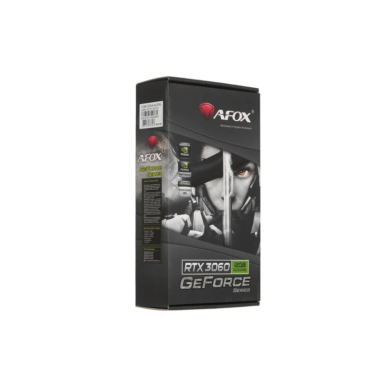 Видеокарта AFox (AF3060-12GD6H4-V4) GeForce RTX 3060 12GB GAMING