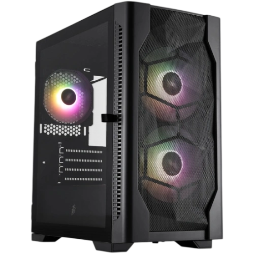 Компьютерный корпус 1STPLAYER DK D4-M ARGB Black (D4-M-BK-2F7-14-1F7)