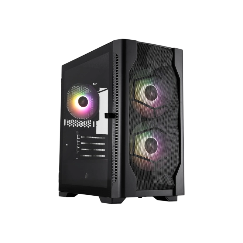 Компьютерный корпус 1STPLAYER DK D4-M ARGB Black (D4-M-BK-2F7-14-1F7)
