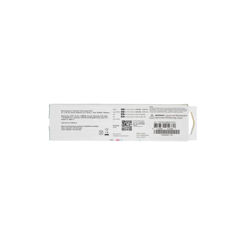 Твердотельный накопитель Apacer 2000 Gb (AP2TBAS2280P4UPRO-1) BOX