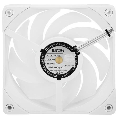 Вентилятор для корпуса Thermalright TL-B12W-S ARGB White (TRTLB12WS)