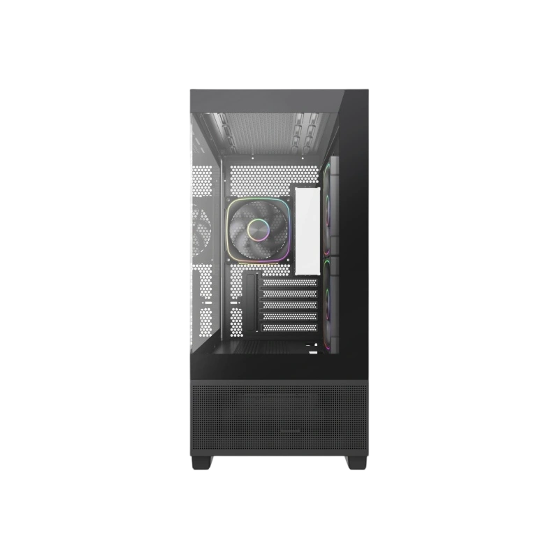 Компьютерный корпус Powercase Vision Micro S4B TG ARGB Black (VMMSHB-A3)