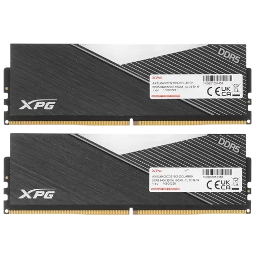 Оперативная память 32 Gb 6400 MHz ADATA XPG LANCER RGB (AX5U6400C3216G-DCLARBK)