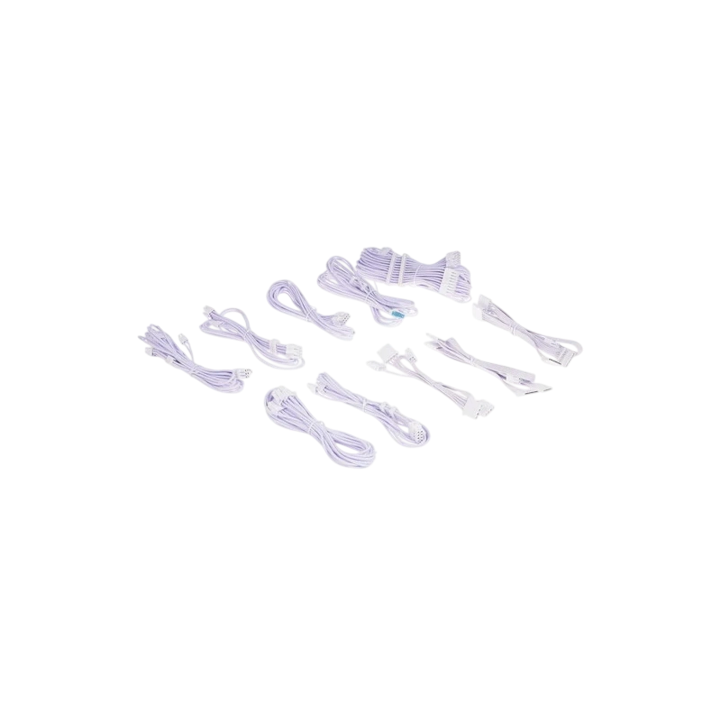 Блок питания Lian Li 850W SX0850P White (G9P.SX0850P.W000.RU) 16 Pin (PCIe 5.1 Connector Cable Details) документация, кабельные стяжки, комплект кабелей