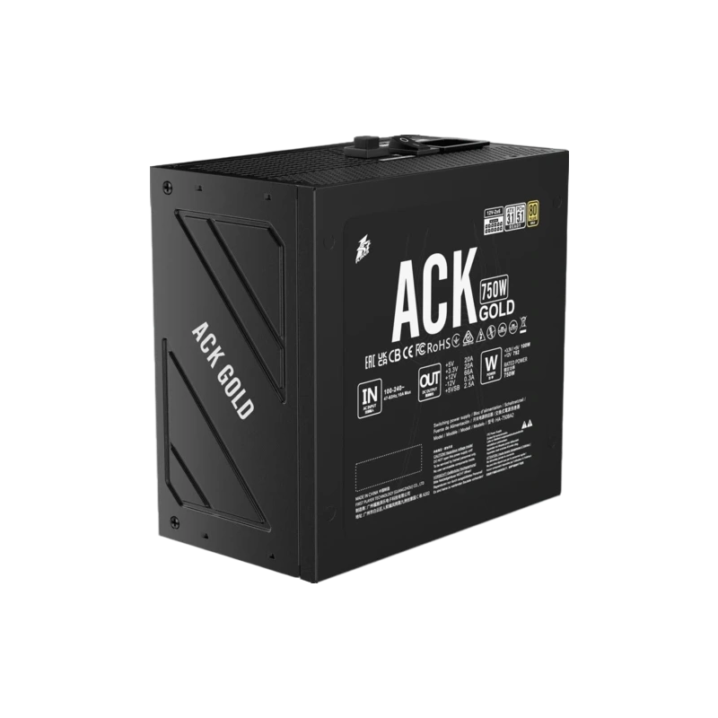 Блок питания 1STPLAYER 750W ACK GOLD Black (HA-750BA2-BK) 16 Pin (PCIe 5.0 Connector Cable Details)
