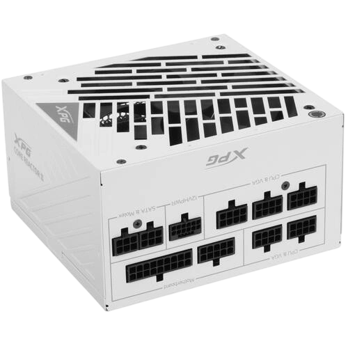 Блок питания ADATA XPG 850W CORE REACTOR II White (COREREACTORII850G-WHCEU) 16 Pin (PCIe 5.0 Connector Cable Details) документация, комплект кабелей